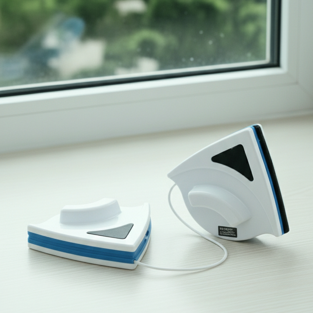 Limpe Pro: Limpador Magnético 2 em 1 para Vidros