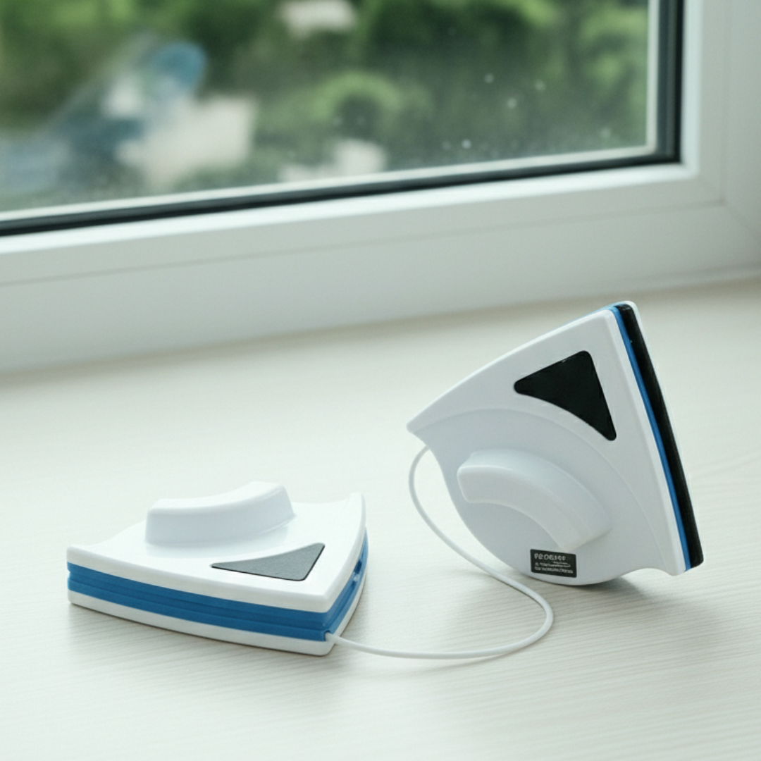 Limpe Pro: Limpador Magnético 2 em 1 para Vidros