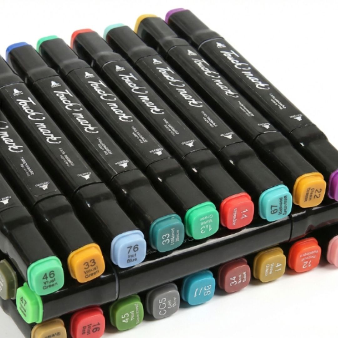 Canetas Hidrográficas Ponta Dupla: Ideal Para Colorir, Escola E Escritório