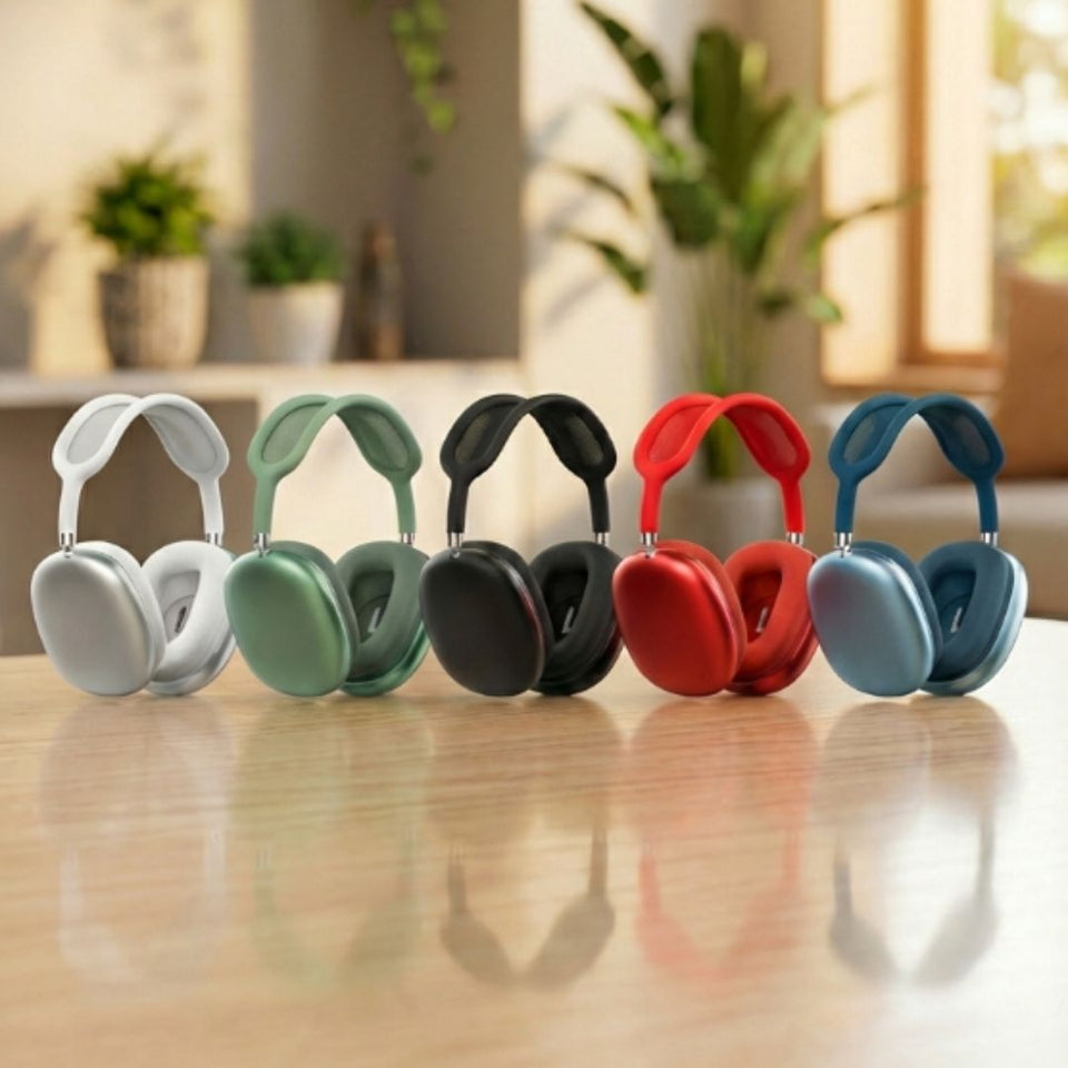 Fone De Ouvido Bluetooth P9 Air Max: Som Hi-Fi e Design Premium