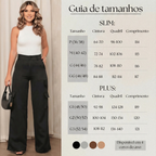 Calça Pantalona Cargo Premium