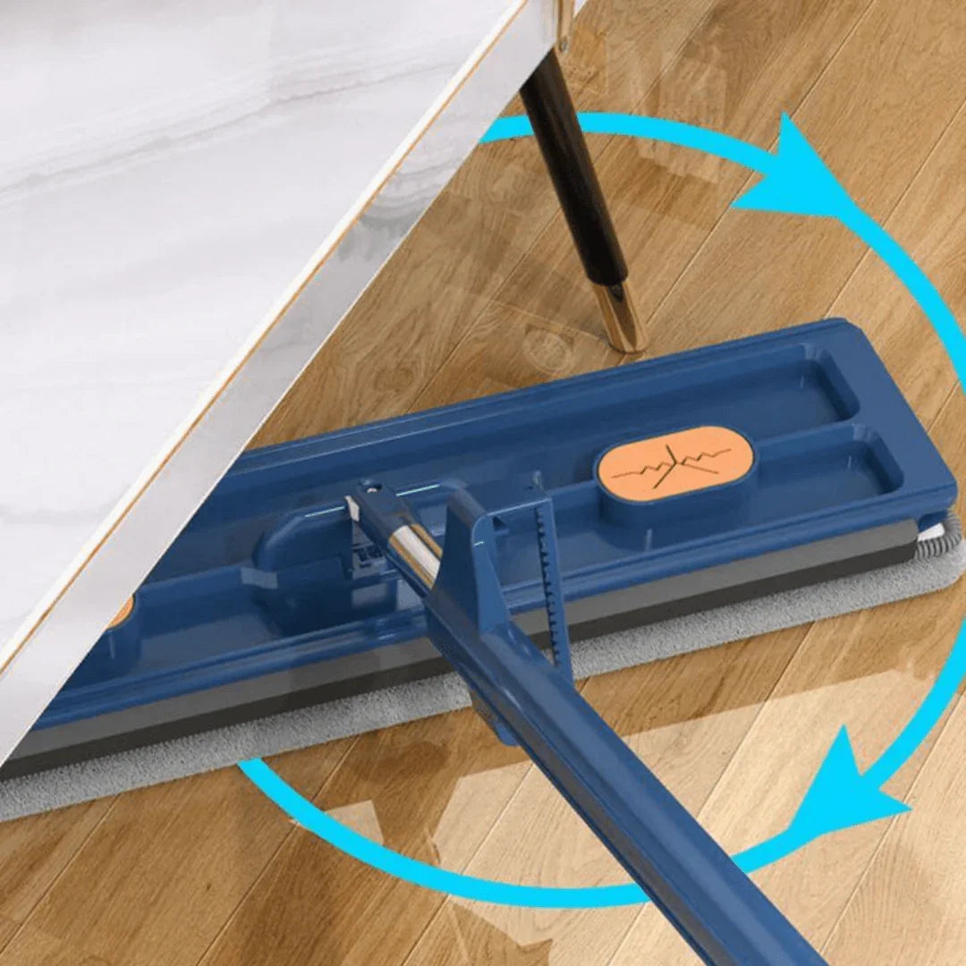 Mop de Limpeza Flat Slim 360º + Balde Retrátil