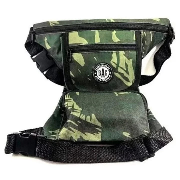 Pochete Cartucheira De Perna Masculina: Motoboy, Camping E Trilha