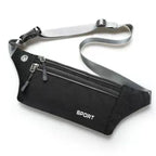 Mini Bolsa De Cintura Fitness Slim - Proteção Contra Suor E Chuva