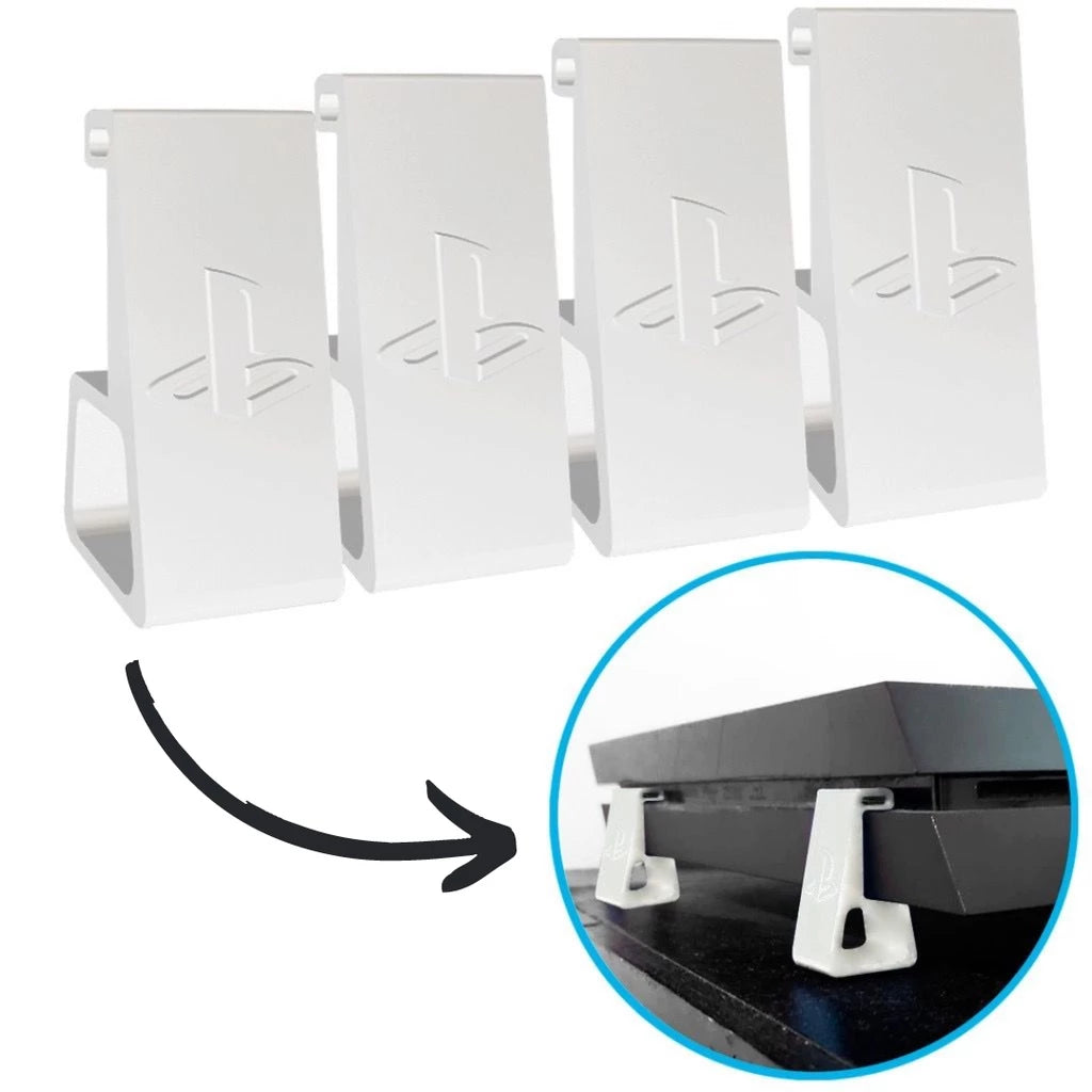 Kit Suporte De Mesa Para Playstation 4 — Elevação E Refrigeração
