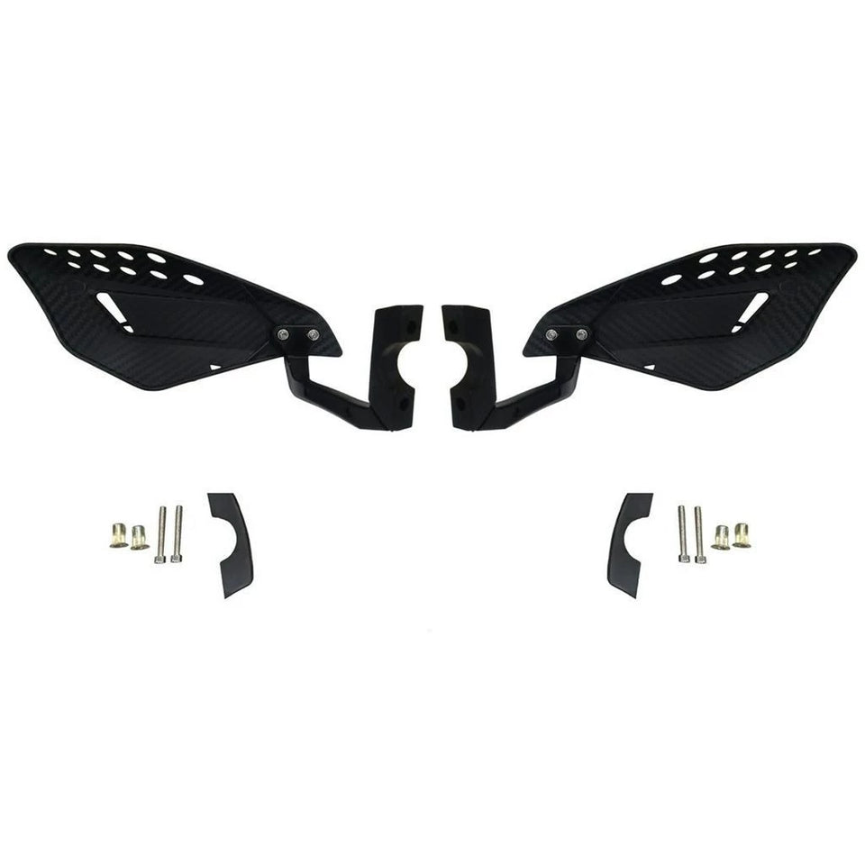 Protetor De Mão Vector Preto Universal: Proteção Contra Vento E Impacto