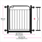 Portão Pet Grade Para Portas E Escadas Com Extensor De 10cm