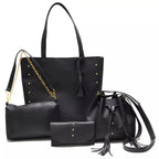Conjunto 4 Bolsas Tiracolo Premium: Elegância E Praticidade No Dia A Dia