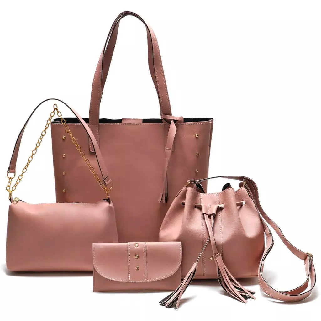Conjunto 4 Bolsas Tiracolo Premium: Elegância E Praticidade No Dia A Dia