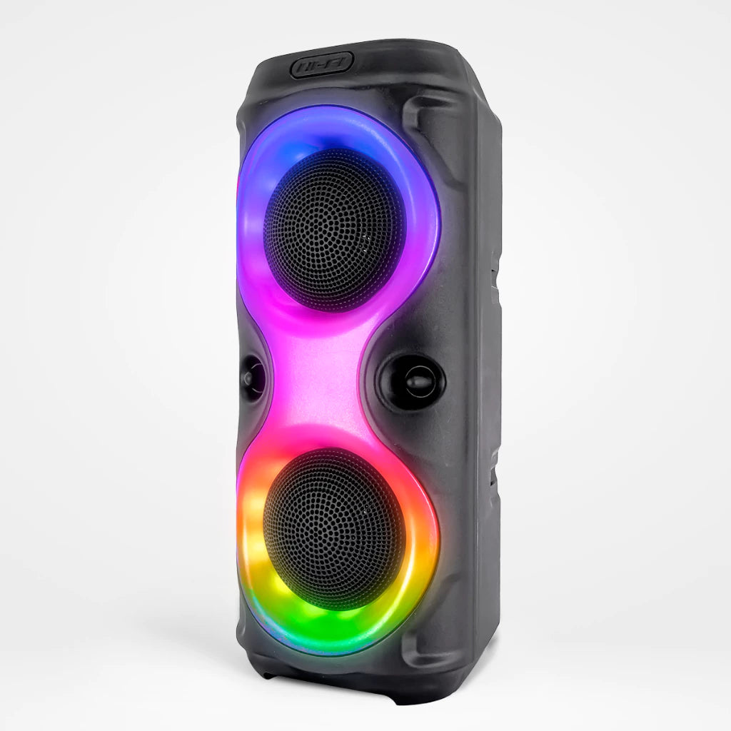 Caixa De Som Bluetooth Com LED Colorido: Ideal Para Viagens E Festas