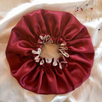 Touca de Cetim Dupla Face Luxo