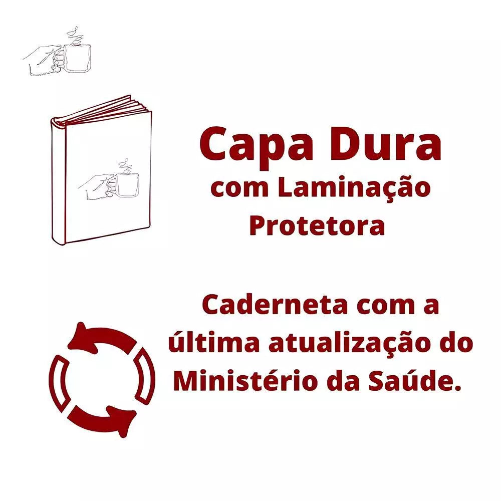 Caderneta De Saúde Borboleta: Personalizada Com Nome Do Bebê