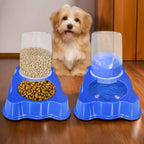 Kit Dispenser Dosador Pet Dupla Função: Ração E Água Sempre Frescos