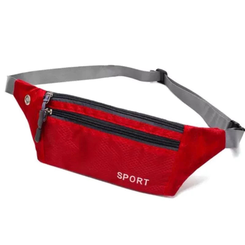 Mini Bolsa De Cintura Fitness Slim - Proteção Contra Suor E Chuva