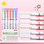 Canetas Carimbo Roller Estampadas: Decoração De Cadernos E Planner