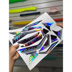 Kit Adesivos Titan 160 - 2024: Aceita Verniz e Proteção UV