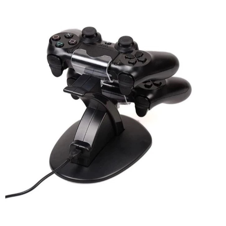 Carregador De Controle PS4 Vertical — Suporte Com LED Indicador