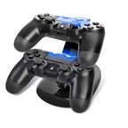 Carregador De Controle PS4 Vertical — Suporte Com LED Indicador