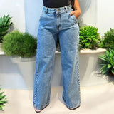 Calça Wide Leg Jeans Premium
