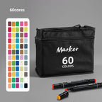 Canetas Hidrográficas 48 Cores Ponta Dupla