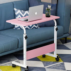 Mesa Notebook Ajustável Com Rodízios - Suporte Para Tablet E Leitura