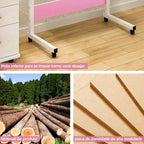 Mesa Notebook Ajustável Com Rodízios - Suporte Para Tablet E Leitura