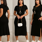 Vestido Midi de Algodão Premium