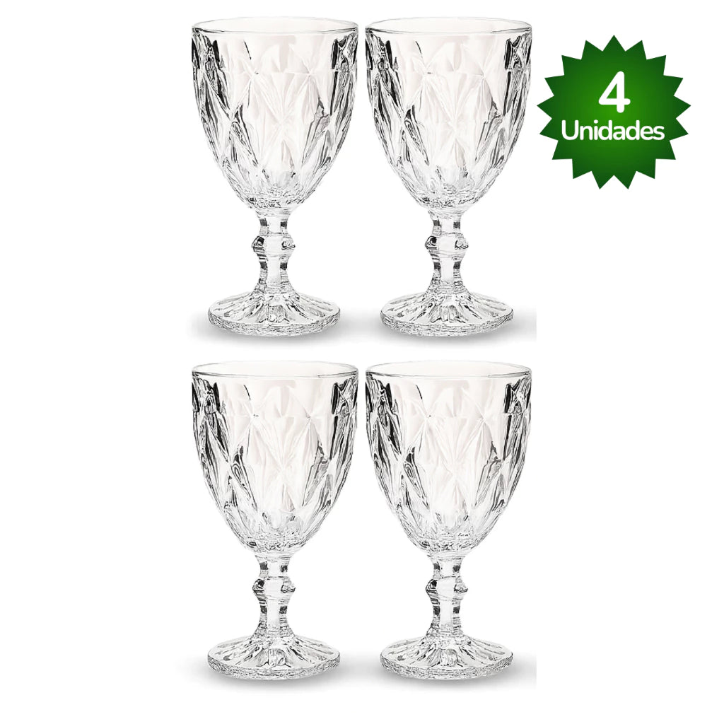 Jogo de Taças Diamante Premium 330ML