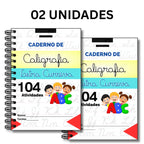 Caderno De Caligrafia Infantil — 104 Atividades Letra Cursiva