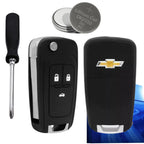 Kit Reparo Chave Canivete Chevrolet + Bateria + Chave de Fenda