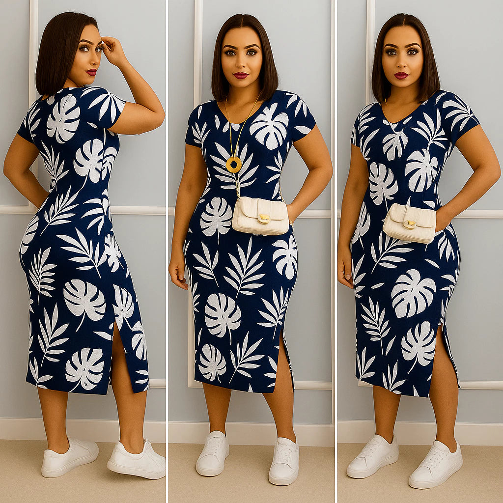 Vestido Midi de Algodão Premium