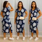 Vestido Midi de Algodão Premium