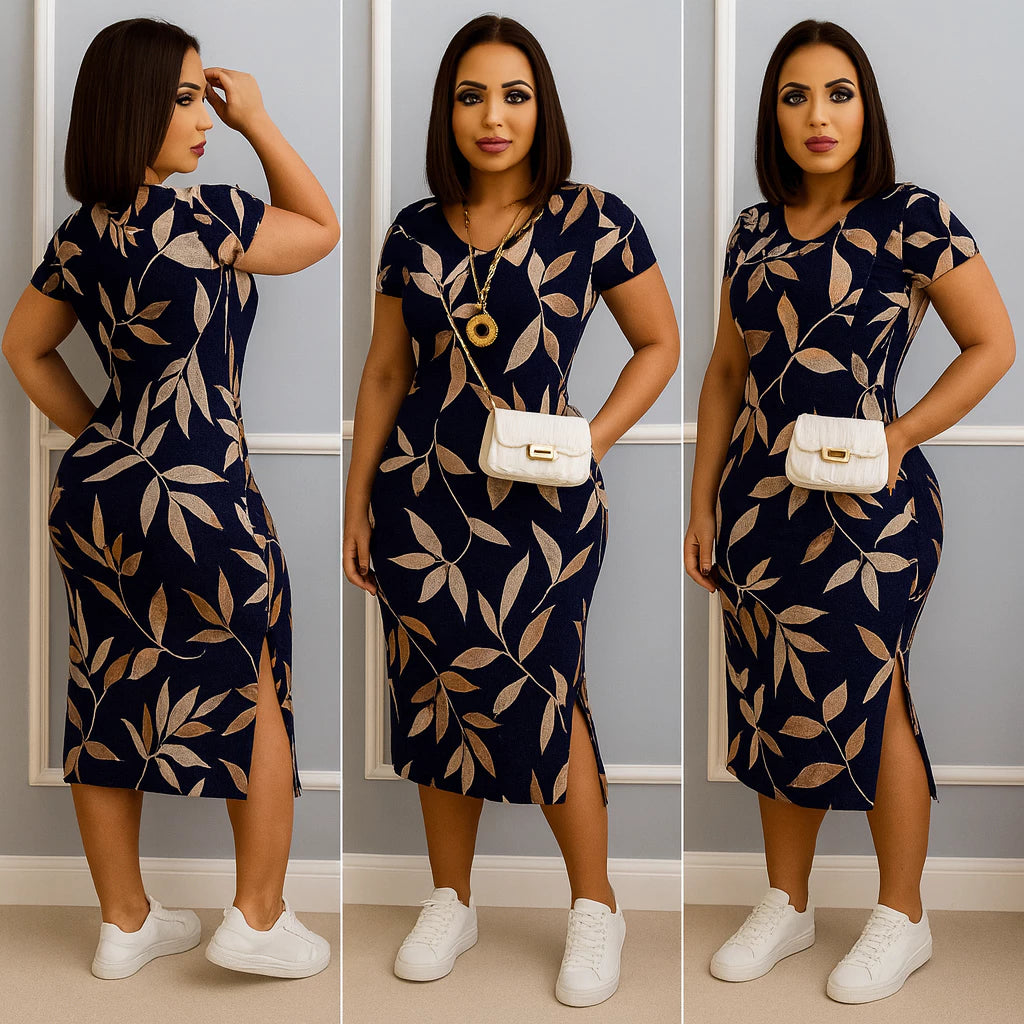 Vestido Midi de Algodão Premium