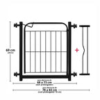 Portão Pet Grade Para Portas E Escadas Com Extensor De 10cm