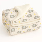 Coberdrom Infantil Dupla Face Cores Lisas E Estampas Fofas