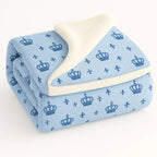 Coberdrom Infantil Dupla Face Cores Lisas E Estampas Fofas