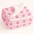 Coberdrom Infantil Dupla Face Cores Lisas E Estampas Fofas