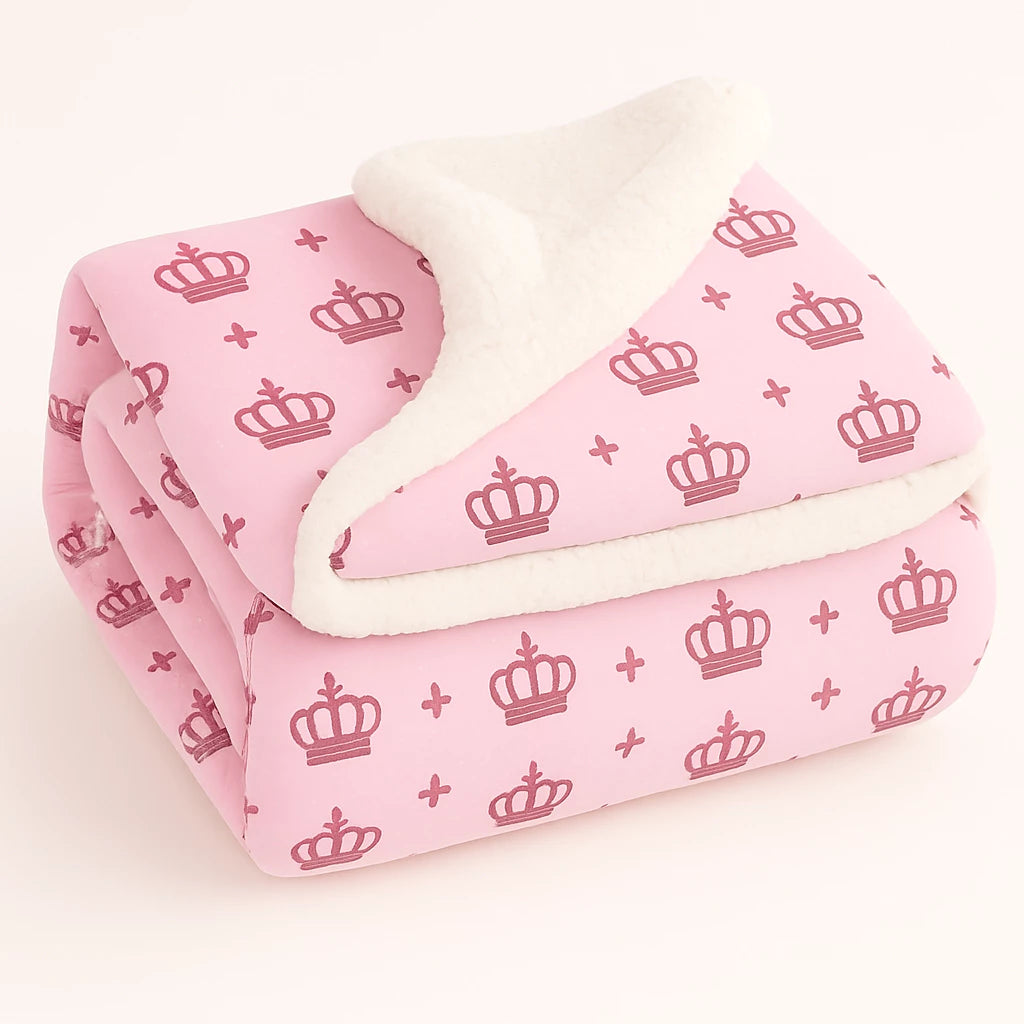 Coberdrom Infantil Dupla Face Cores Lisas E Estampas Fofas