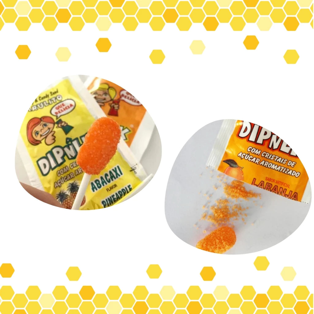 Display Pirulito Dipnlik C/ 25 Unidades — Sabor Infância Original