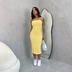 Vestido Midi Anarruga Premium