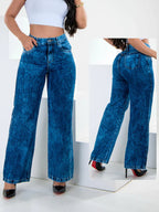 Calça Wide Leg Jeans Premium