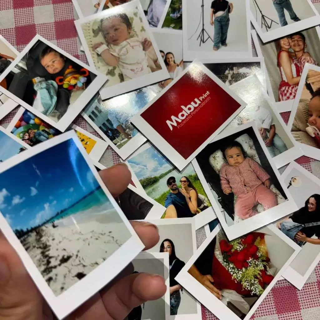 Kit 45 Mini Fotos Reveladas Alta Qualidade — Perfeitas Para Capinha De Celular