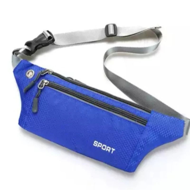 Mini Bolsa De Cintura Fitness Slim - Proteção Contra Suor E Chuva