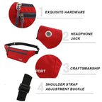 Mini Bolsa De Cintura Fitness Slim - Proteção Contra Suor E Chuva