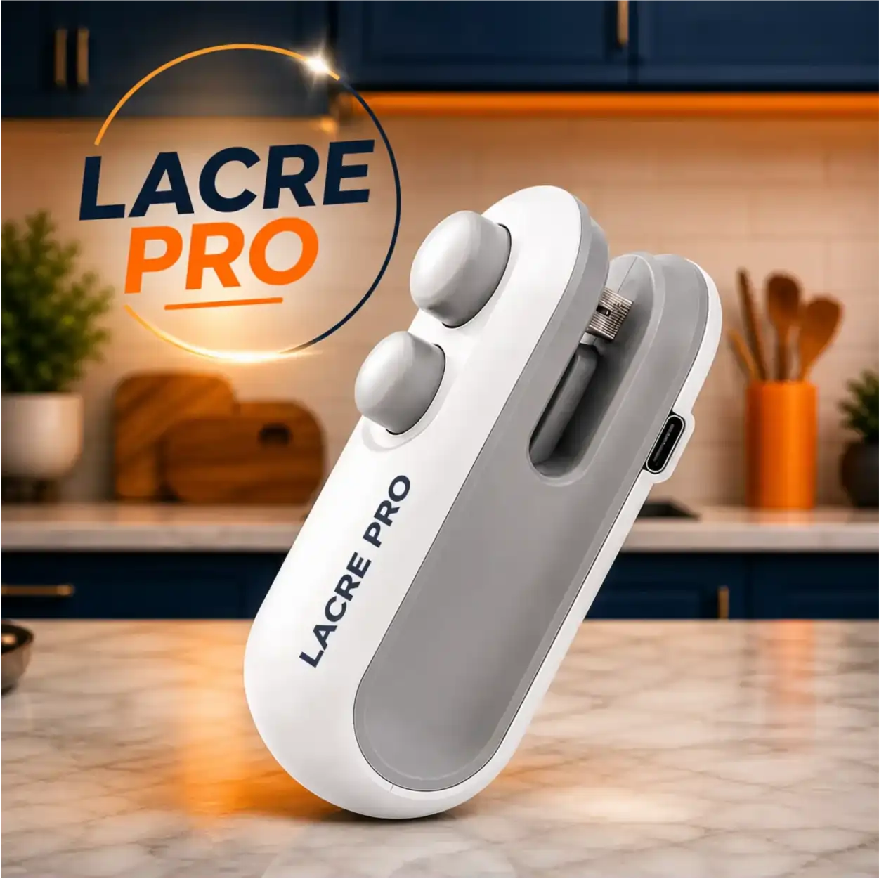 Lacre Pro Seladora USB Recarregável Conserva Alimentos