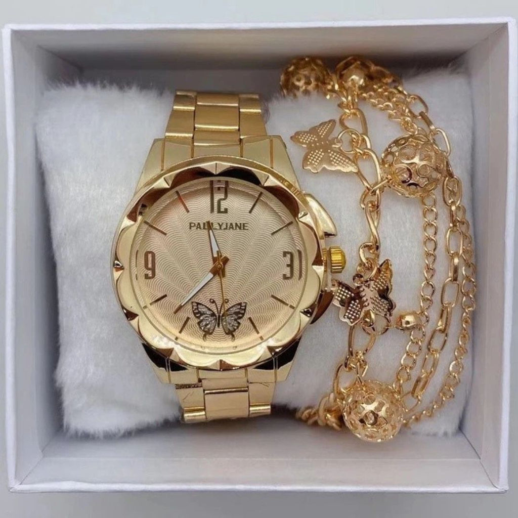 Relógio Feminino Digital Metal: À Prova D'água Luxo