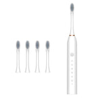 Escova de Dente Elétrica Recarregável USB: À Prova D'água IPX7