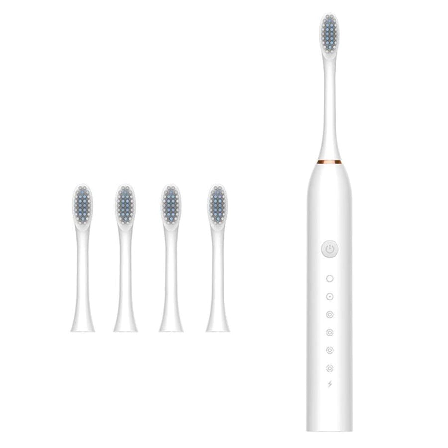 Escova de Dente Elétrica Recarregável USB: À Prova D'água IPX7