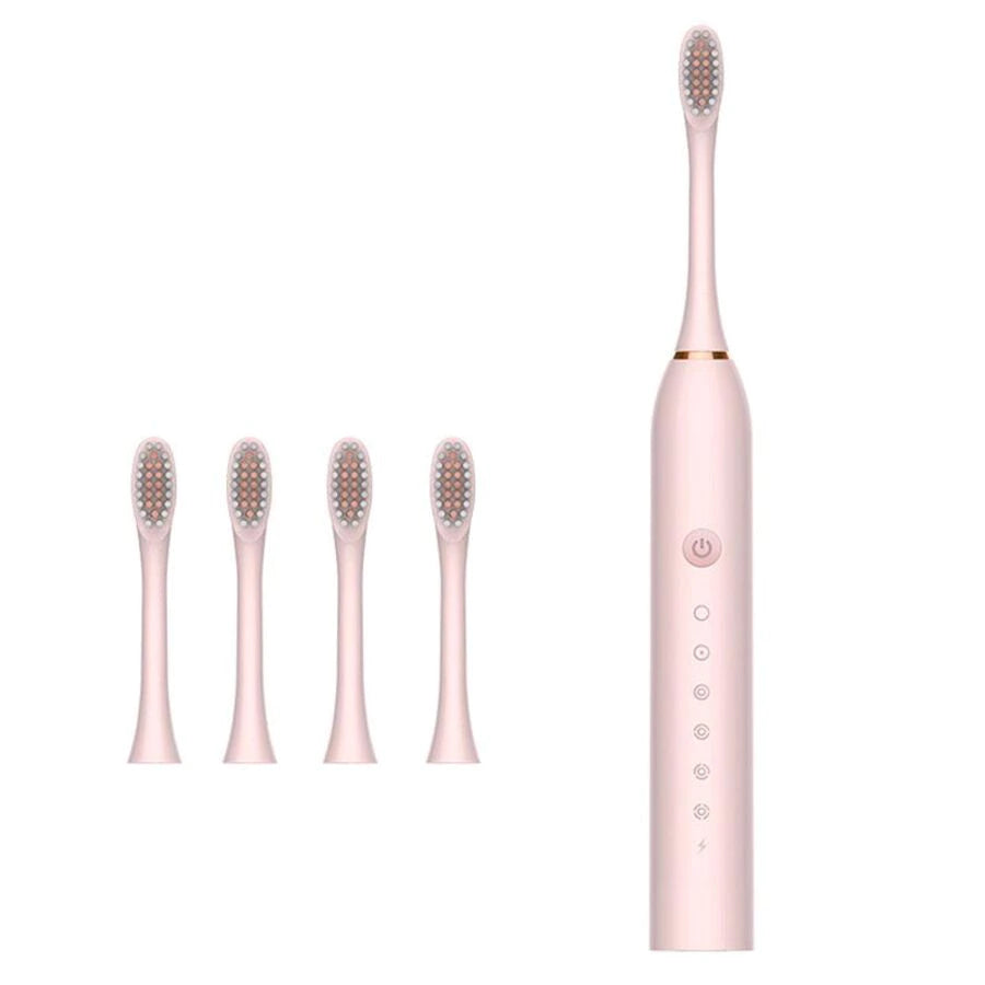 Escova de Dente Elétrica Recarregável USB: À Prova D'água IPX7