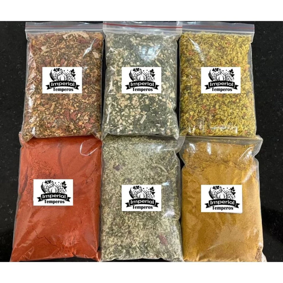 Conjunto De Temperos E Condimentos Variados — Kit 12 Tipos Com 30g